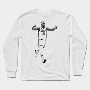 Jimmy Butler Retro Long Sleeve T-Shirt